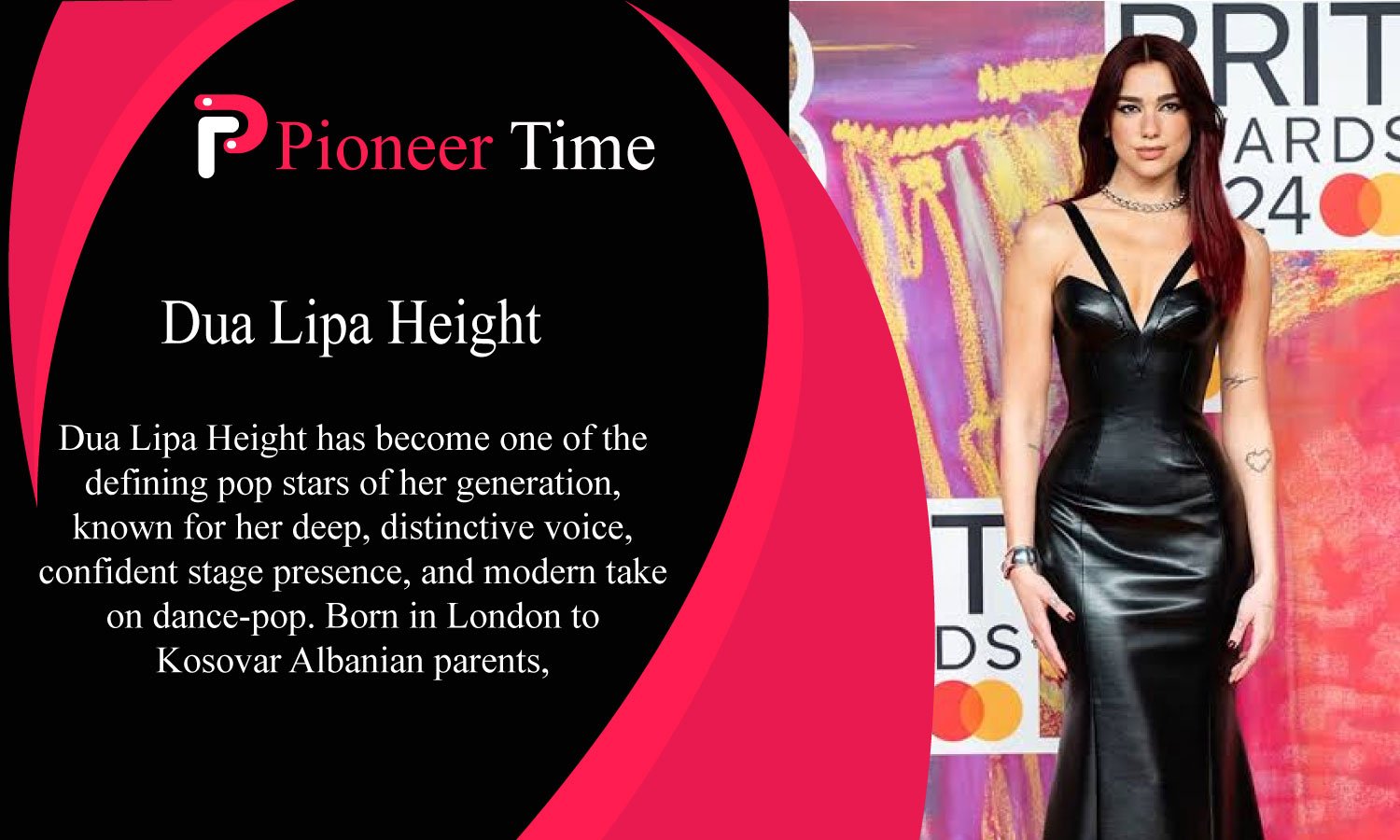 Dua Lipa Height